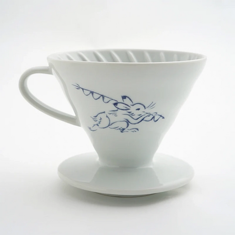 Hario V60-02 Keramický Dripper Tachikichi Choju Giga